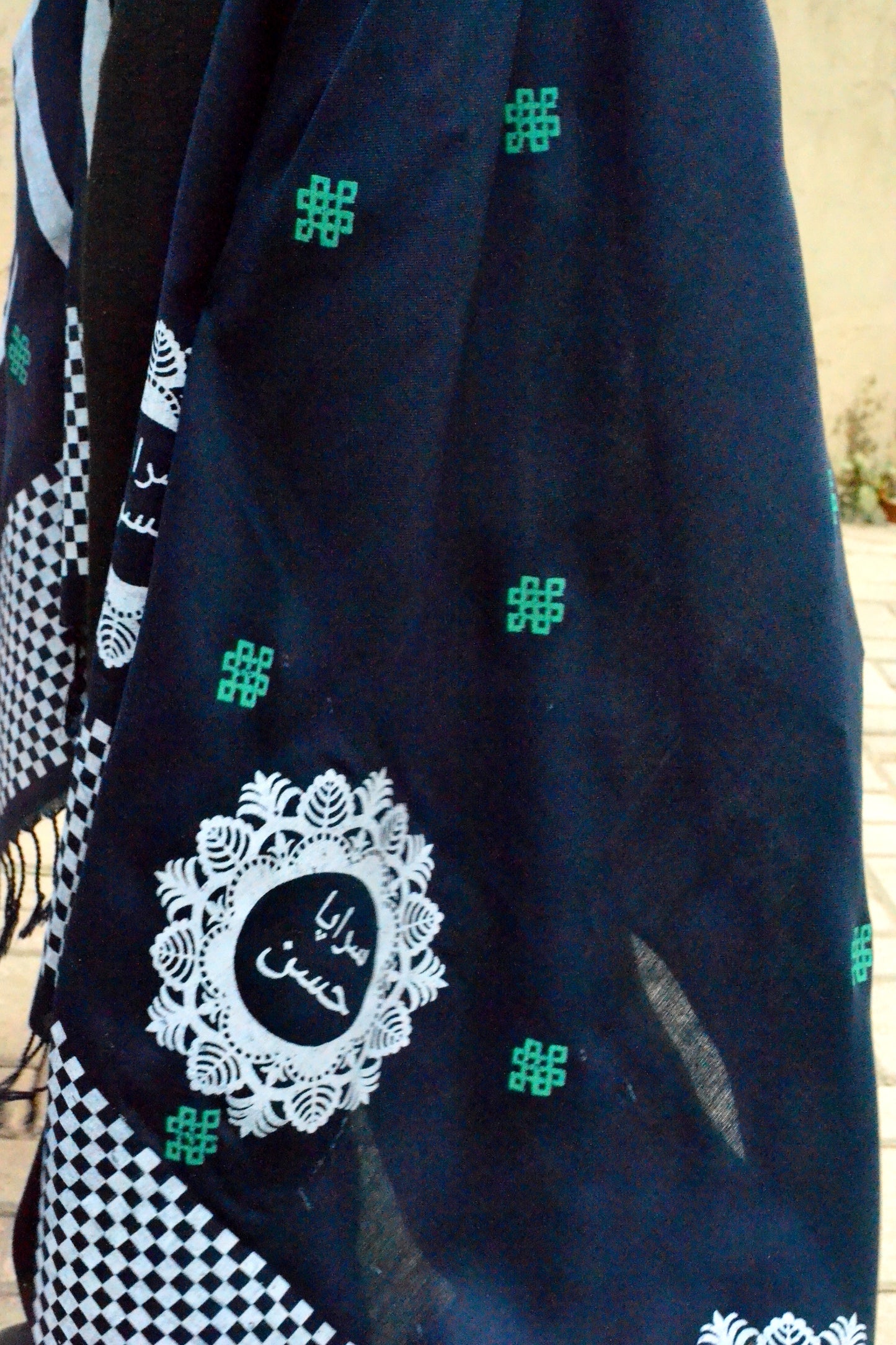 Blue Sirapa Husn Shawl