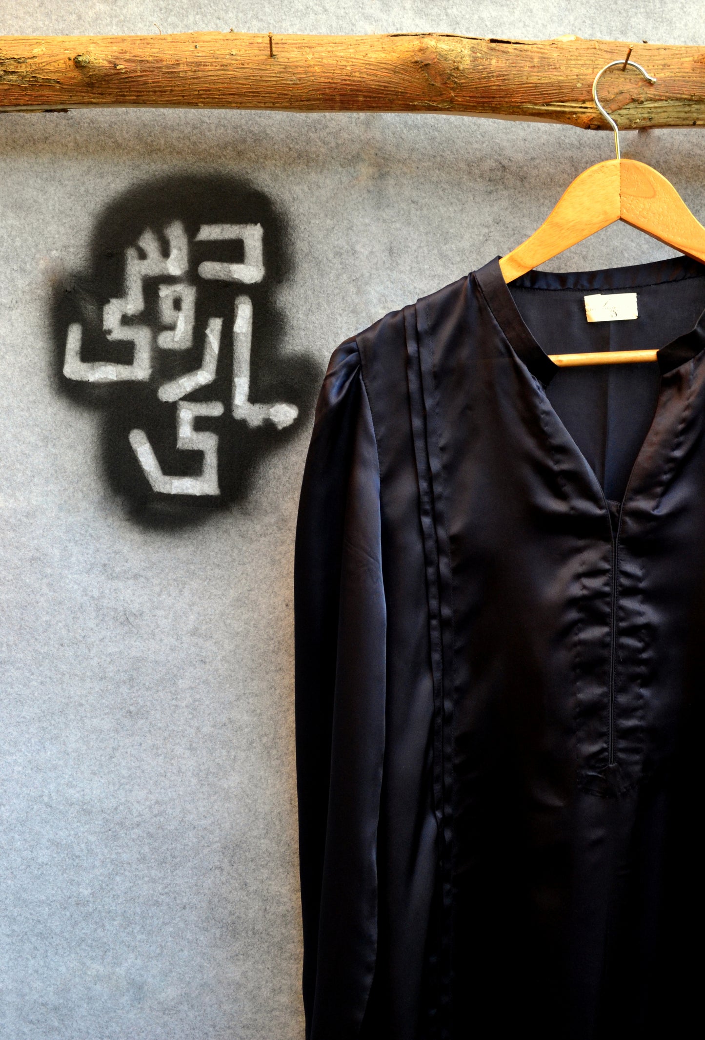 Puff Sleeve Midnight Blue Silk Kurta