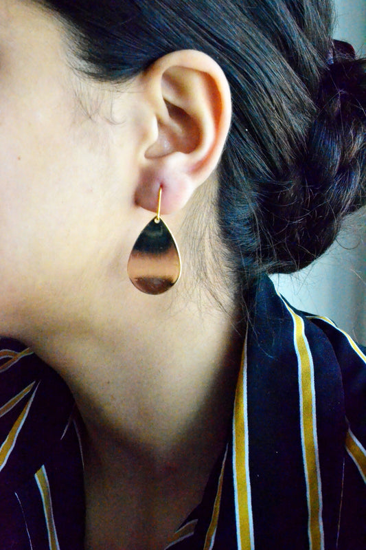 Gold Droplet Earrings