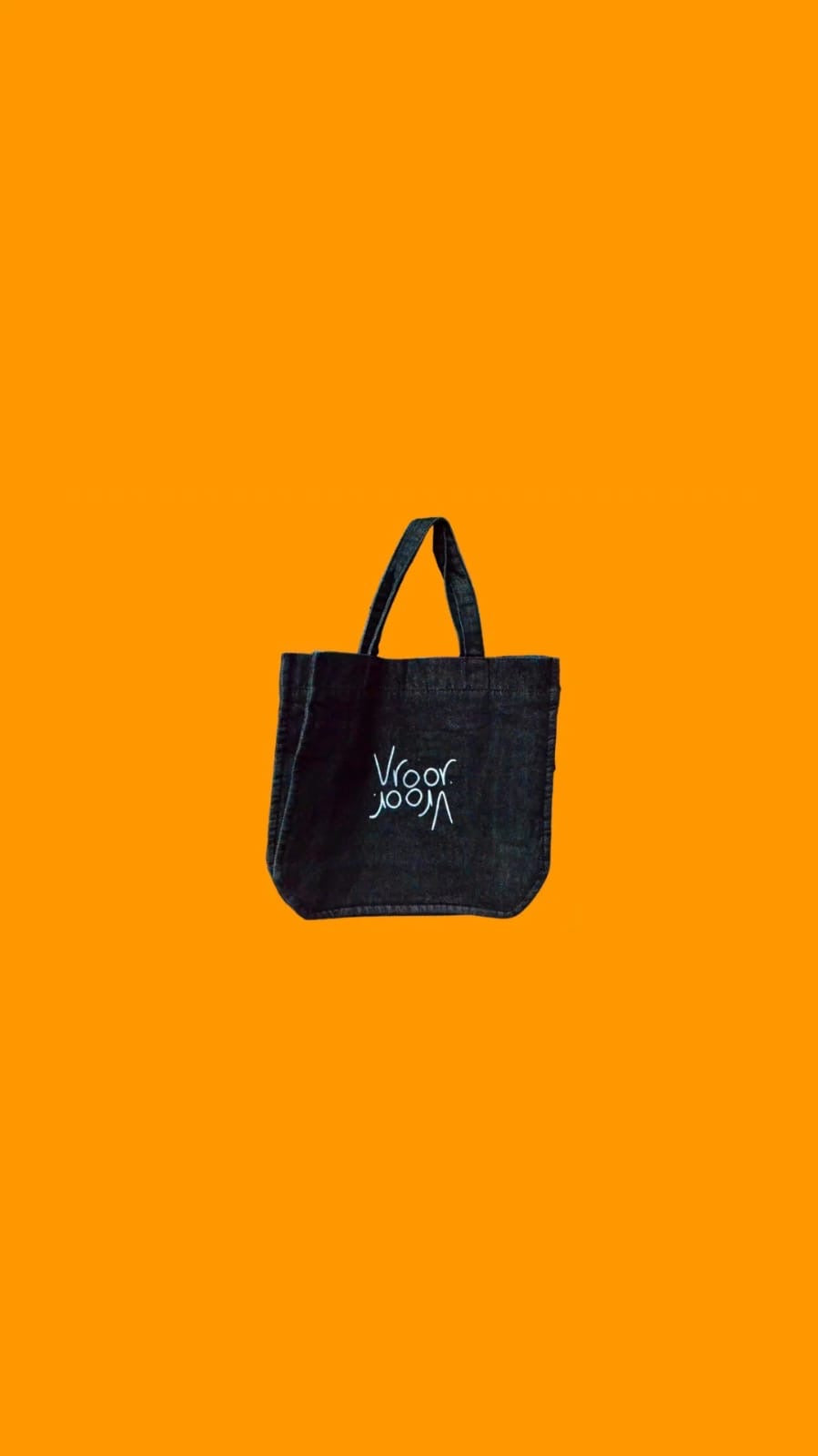 Double Vroor Black Denim Bag